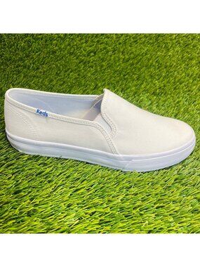 Keds Double Decker Canvas Womens Size 7D Casual Walking Slip On Shoes Sneakers